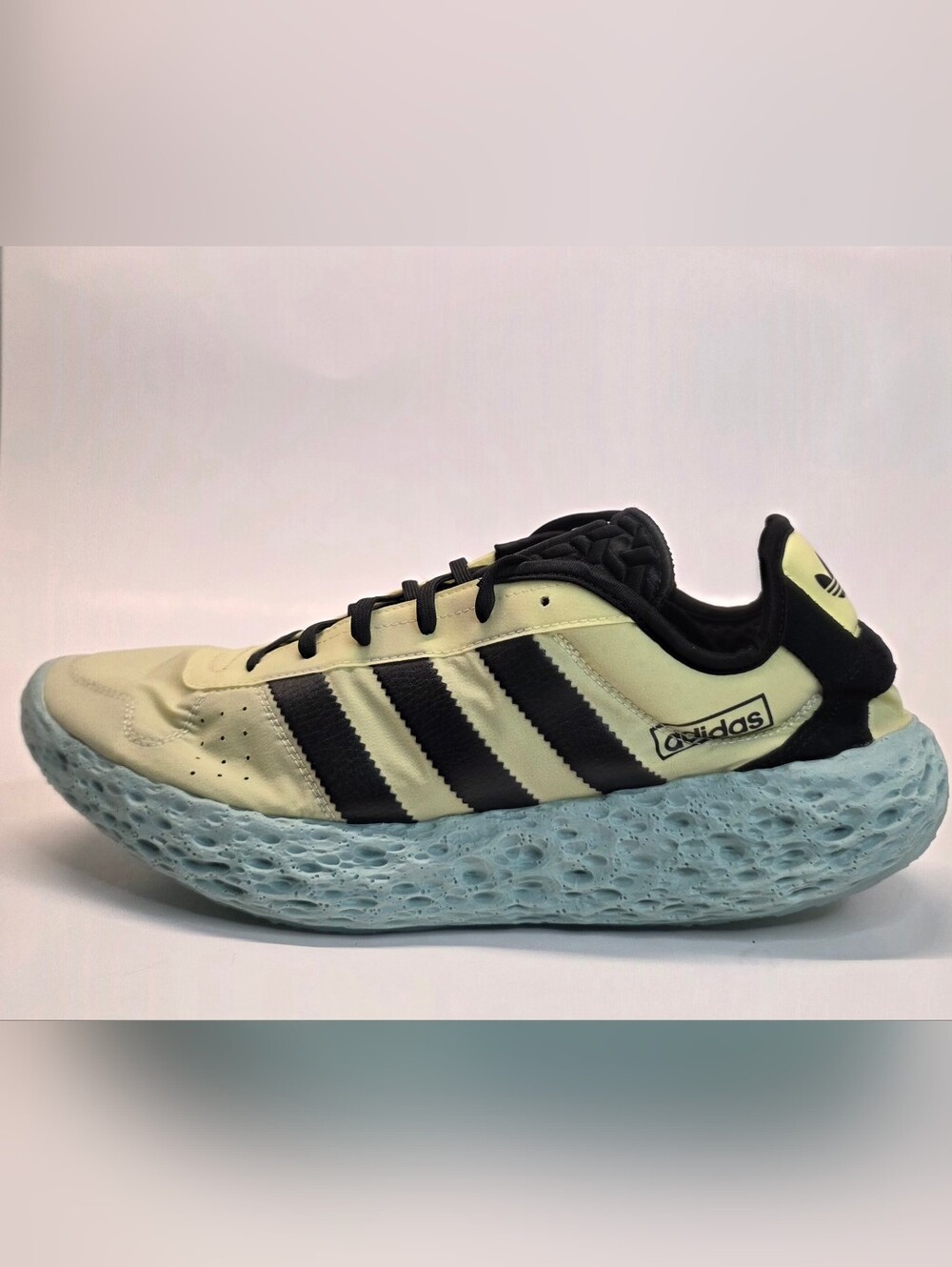 Brand-New Adidas Zponge Ice Yellow Core Black JH8110 Running Shoes Men's 11.5